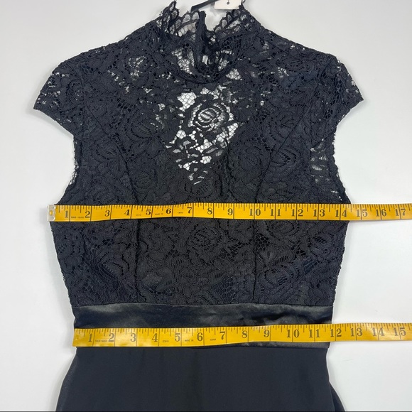 High Neck Lace Gown by TFNC London Size: XXS - XS - Picture 14 of 17